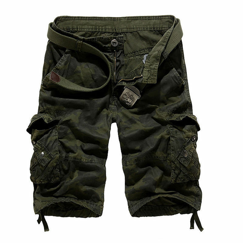 Mens Cargo Shorts Tactical Work Short Trousers Pants with high quality custom printing and cotton material on wholesale