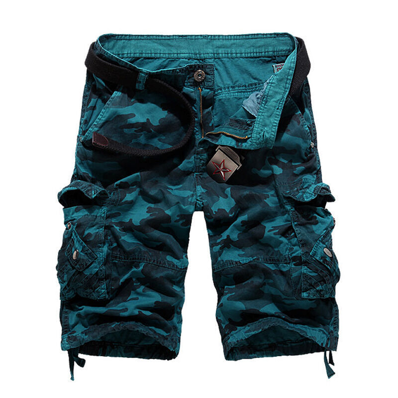 Mens Cargo Shorts Tactical Work Short Trousers Pants with high quality custom printing and cotton material on wholesale