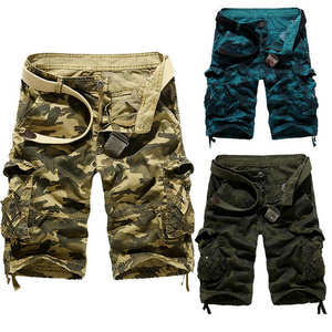 Mens Cargo Shorts Tactical Work Short Trousers Pants with high quality custom printing and cotton material on wholesale