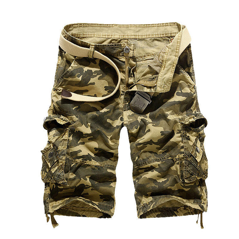 Mens Cargo Shorts Tactical Work Short Trousers Pants with high quality custom printing and cotton material on wholesale