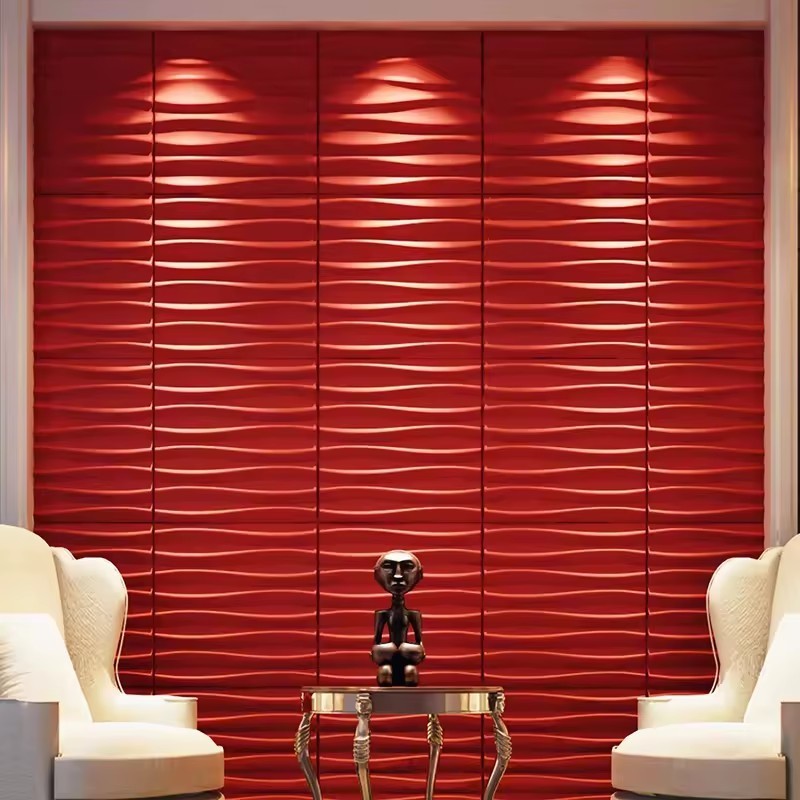 China indoor panel pared 3d wall panel home decoration 3d pvc wall panel Suitable for all kinds of interior wall decoration