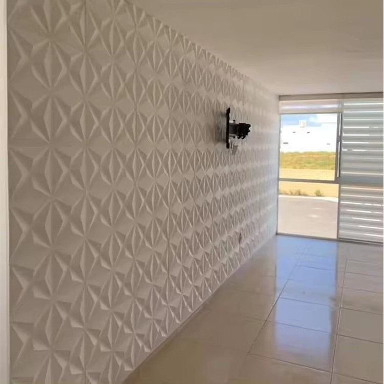 The latest house interior modern design decorative pvc 3d diamond wall panel 3d wall panel suitable for interior wall decoration