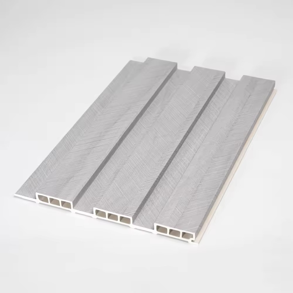 Interior decoration wpc fence panel cladding board bamboo charcoal board wpc louver panel