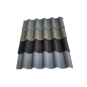 High quality materiales de construction stone coated metal roof tiles roofing sheet roman tile