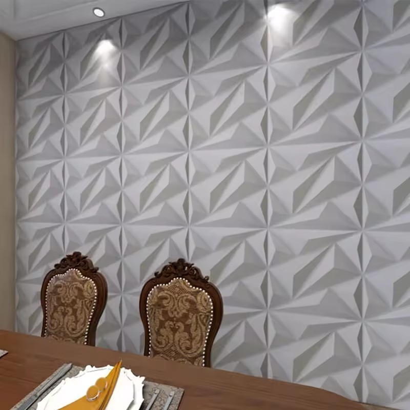 2024 Hot sale decorative pvc wall panel wallpaper pared  wall panel 3d wall panel for hotel home decoration