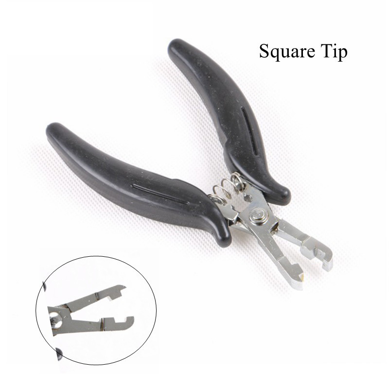 wholesale stainless steel plier for hair extension removal three shapes hair extension tools