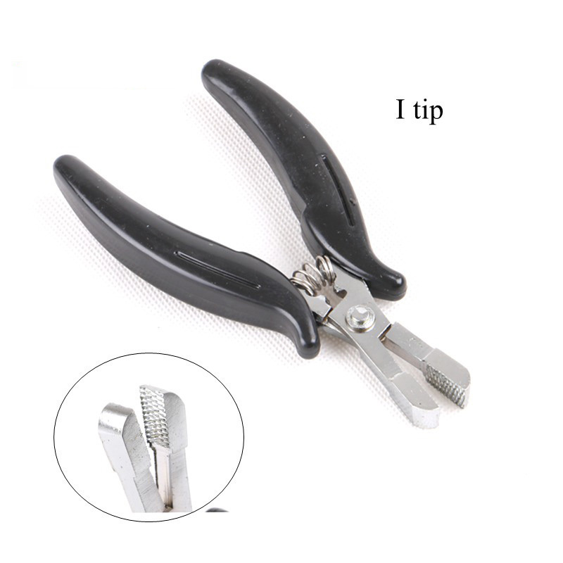 High quality professional shaped micro rings pliers hair extension keratin bond used for tips pliers