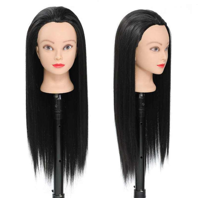 Female human hair Mannequin head Training Head 100% Real human Hair Styling Head For Hairdressers