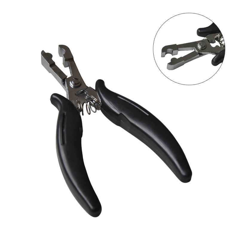 High quality stainless steel removal hair pliers keratin hair extension tools for hair fusion micro rings