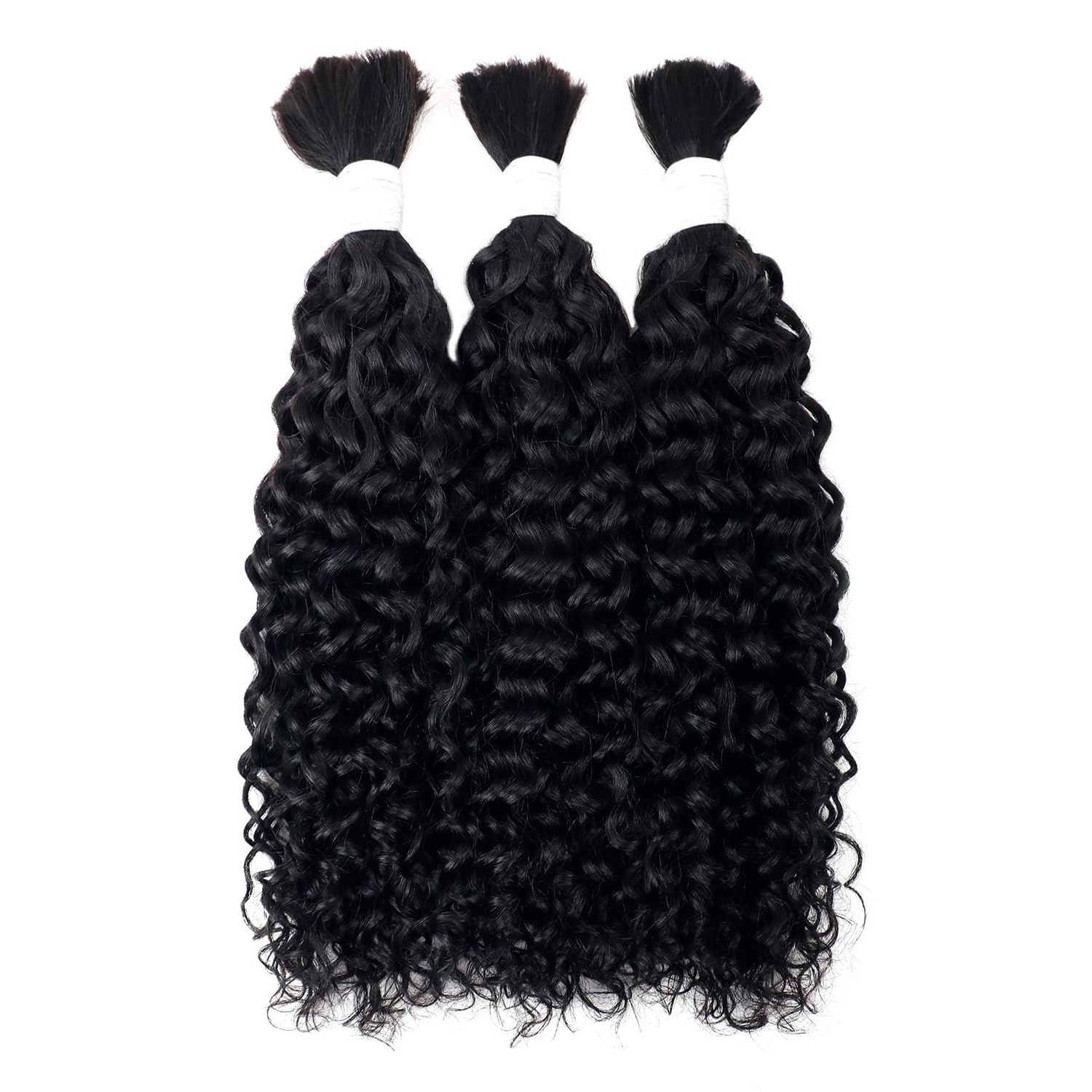 Brazilian Water Wave Bulk Human Braiding Hair Bulk No Weft Brazilian Hair Weave 100% unprocessed human virgin hair Extensions