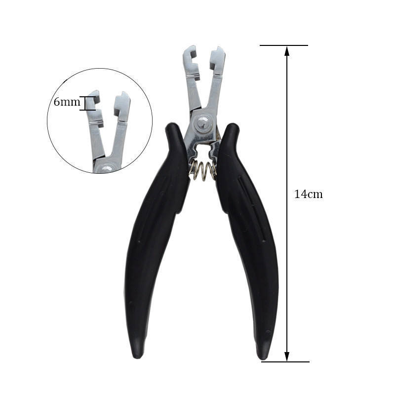 High quality stainless steel removal hair pliers keratin hair extension tools for hair fusion micro rings