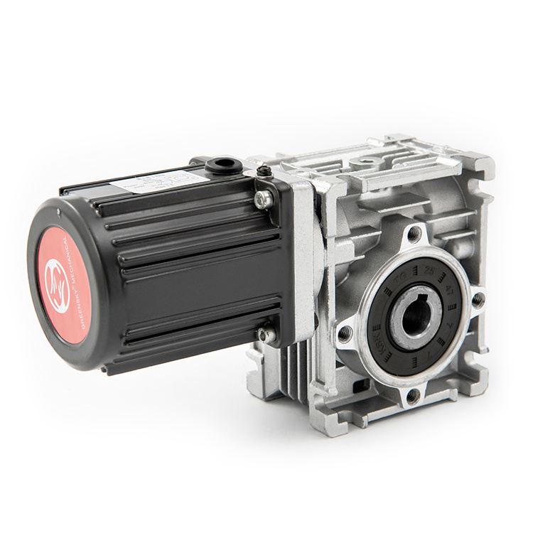 6W~40W 60W~370W Variable Speed Induction with NMRV Worm Gearbox Speed Reducer AC Gear Motor