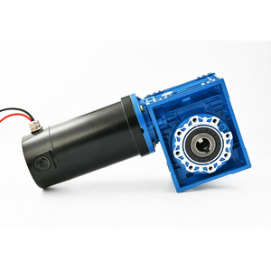 High Torque Brushed DC 2Hp 48V 24v Worm Gear Motor for Treadmill / Lawn Mower / Wind Turbine