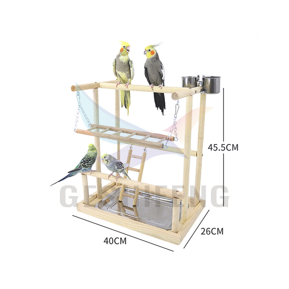 Parrot training stand funny bird toy climbing ladder swing cloud ladder interactive toy parrot swing toy