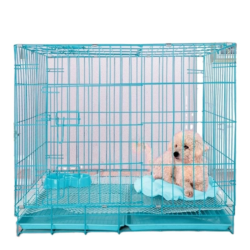 Foldable  Metal  Cage For Bird Cat Dog Rabbit Parrot Pigeon Transporting Birdcage Iron Wire Pet Cage