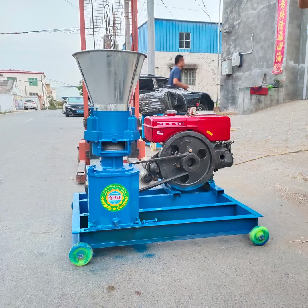 China Diesel Fuel Animal Feed Processing Machines Making Pelletizer Chicken Cattle Small Granulator Feed Pellet Machine