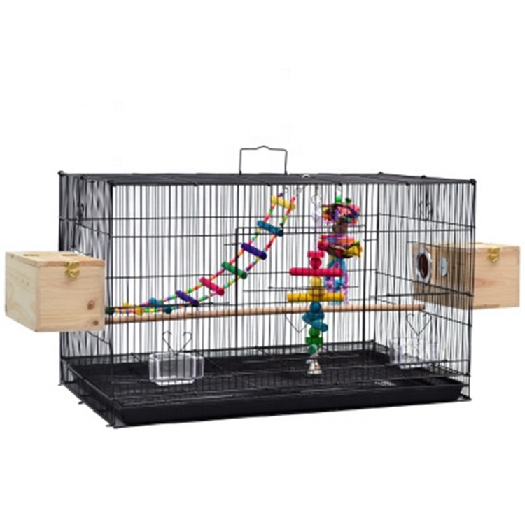 Pet Supplies Stainless Material Big Size Collapsible Lovebird Breeding Iron Wire Large Bird Cage For Birds