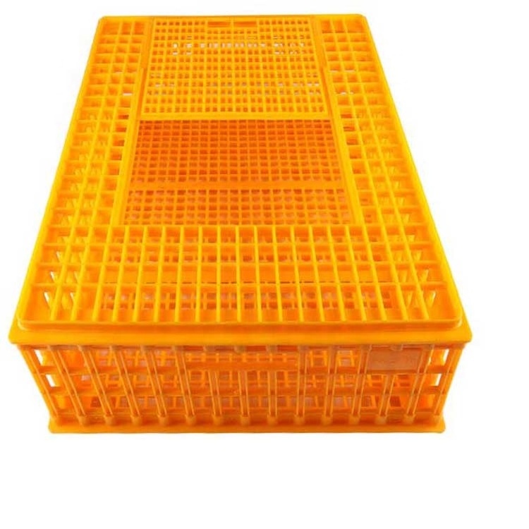 New Style 75*55*27cm Farm Poultry Plastic Cage Chicken Transport Bird Cages For Live Chickens/