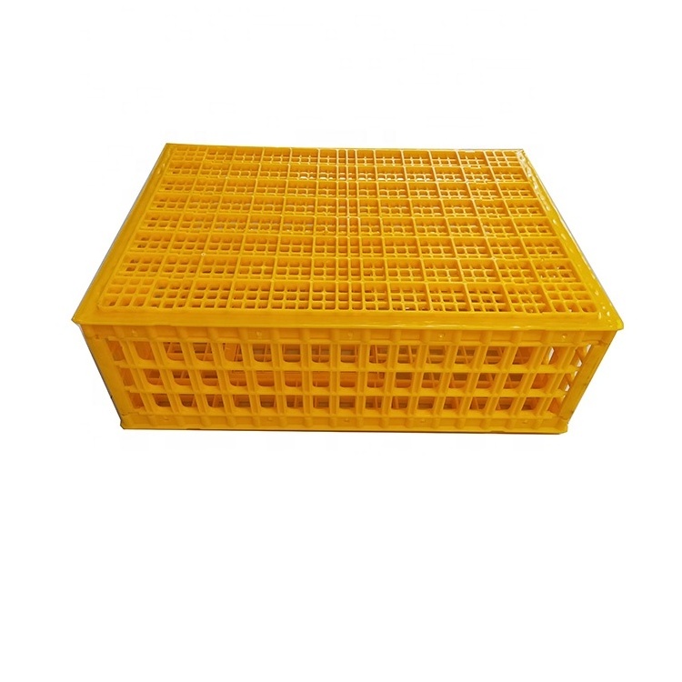 New Style 75*55*27cm Farm Poultry Plastic Cage Chicken Transport Bird Cages For Live Chickens/