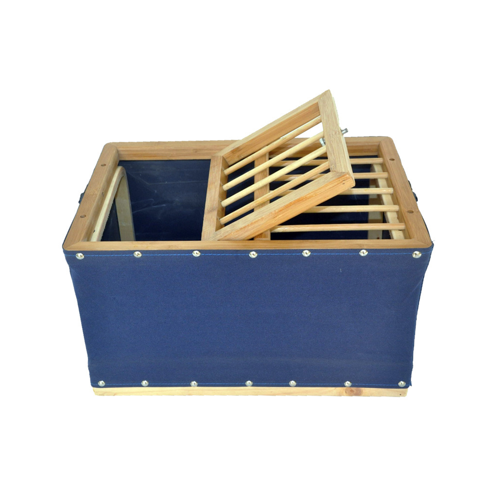 Foldable Wooden Blue Bird Transport Cages Racing Pigeon Transportation Cage With Canvas