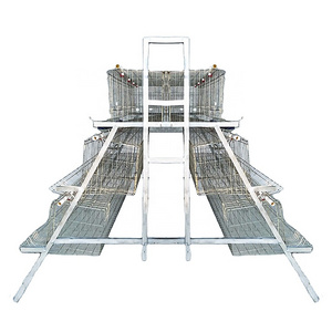 Poultry Breeding Equipments Automatic Broiler Chicken Steel Wire Cages Large Poultry System Cages Home Used Foldable Cages