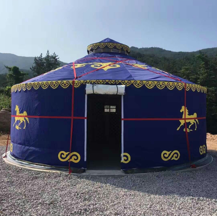 Cheap large luxury Mongolian yurt tent