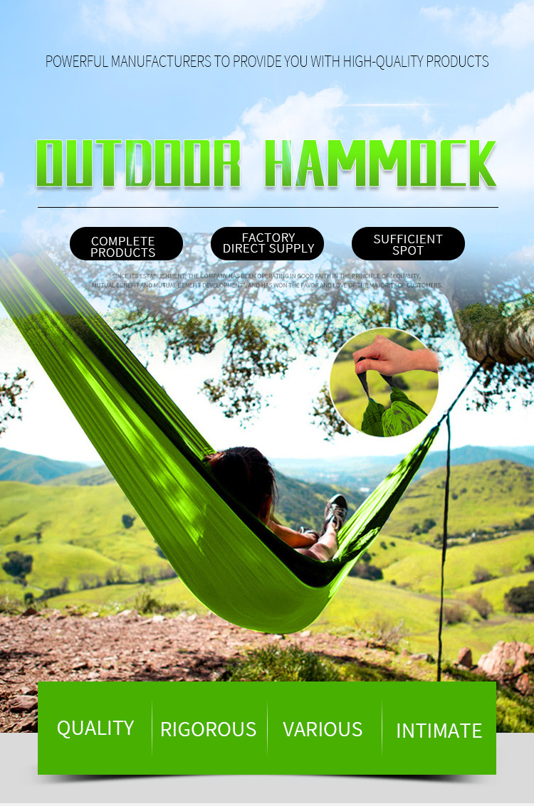 Best Seller Camping Hammock, Double & Single Portable Hammocks with 2 Tree Straps