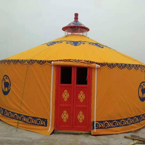 Cheap large luxury Mongolian yurt tent