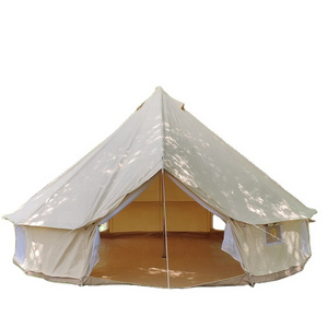 Big Outdoor double door Bell Tents For Family Camping Large Outdoor Indian Teepee Tents