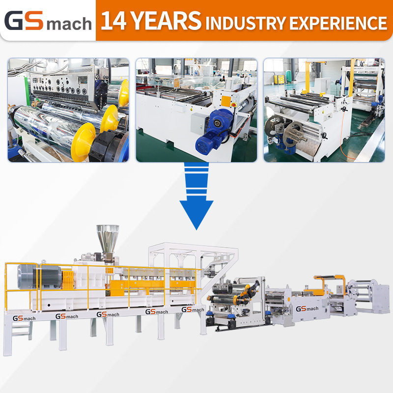 Manufacturing Sheet Extruder Machine PET  PLA Sheet Extrusion Production Line PP Sheet Making Machine