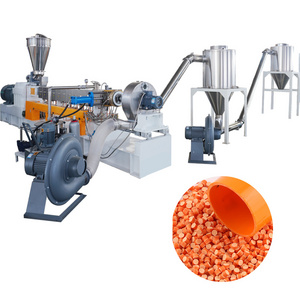 PE Granules Making Machine Fiberglass Hot Granulator PVC Granulation Extruder Machine