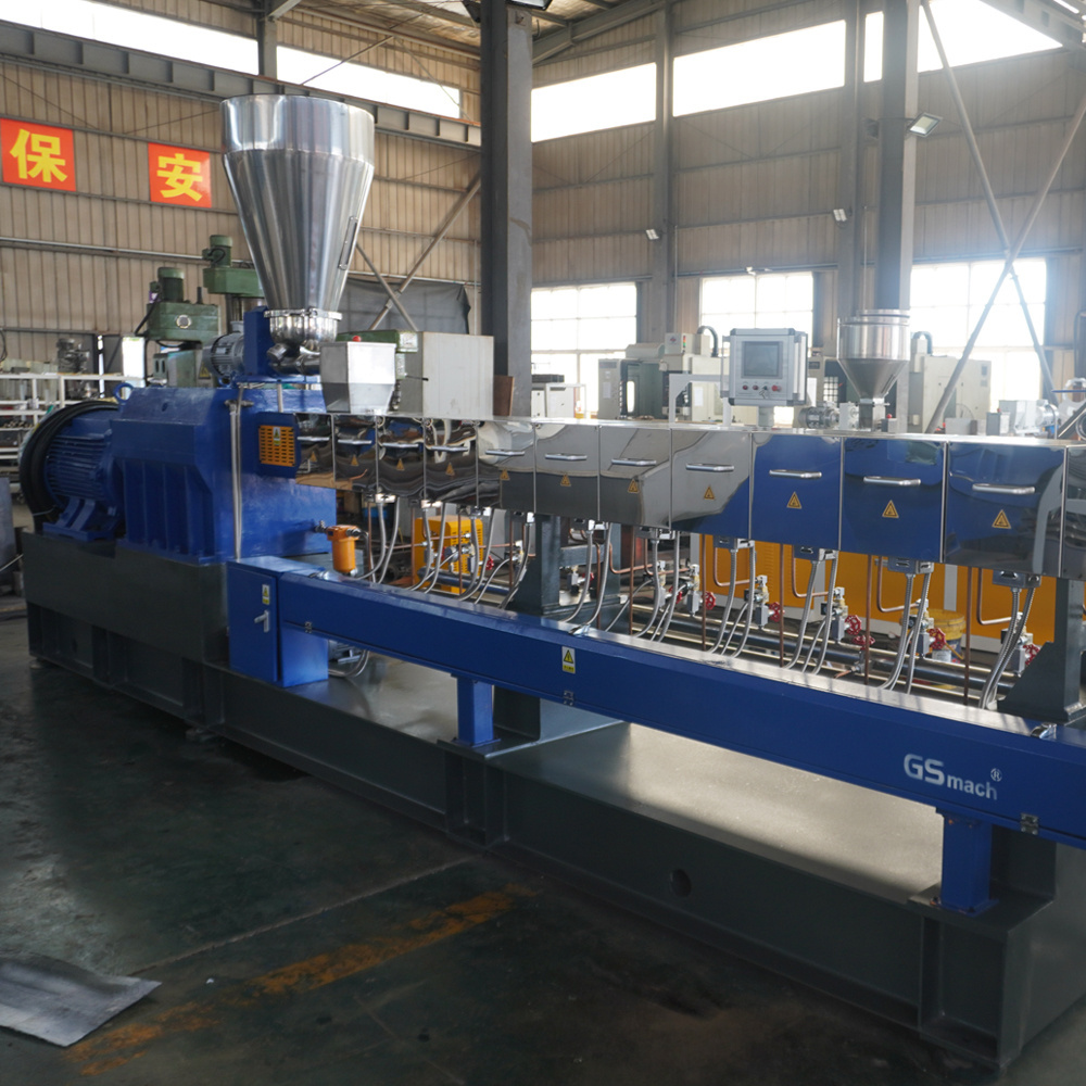 GS-mach plastic granules production line pvc pelletizing machine plastic raw material extruder machine