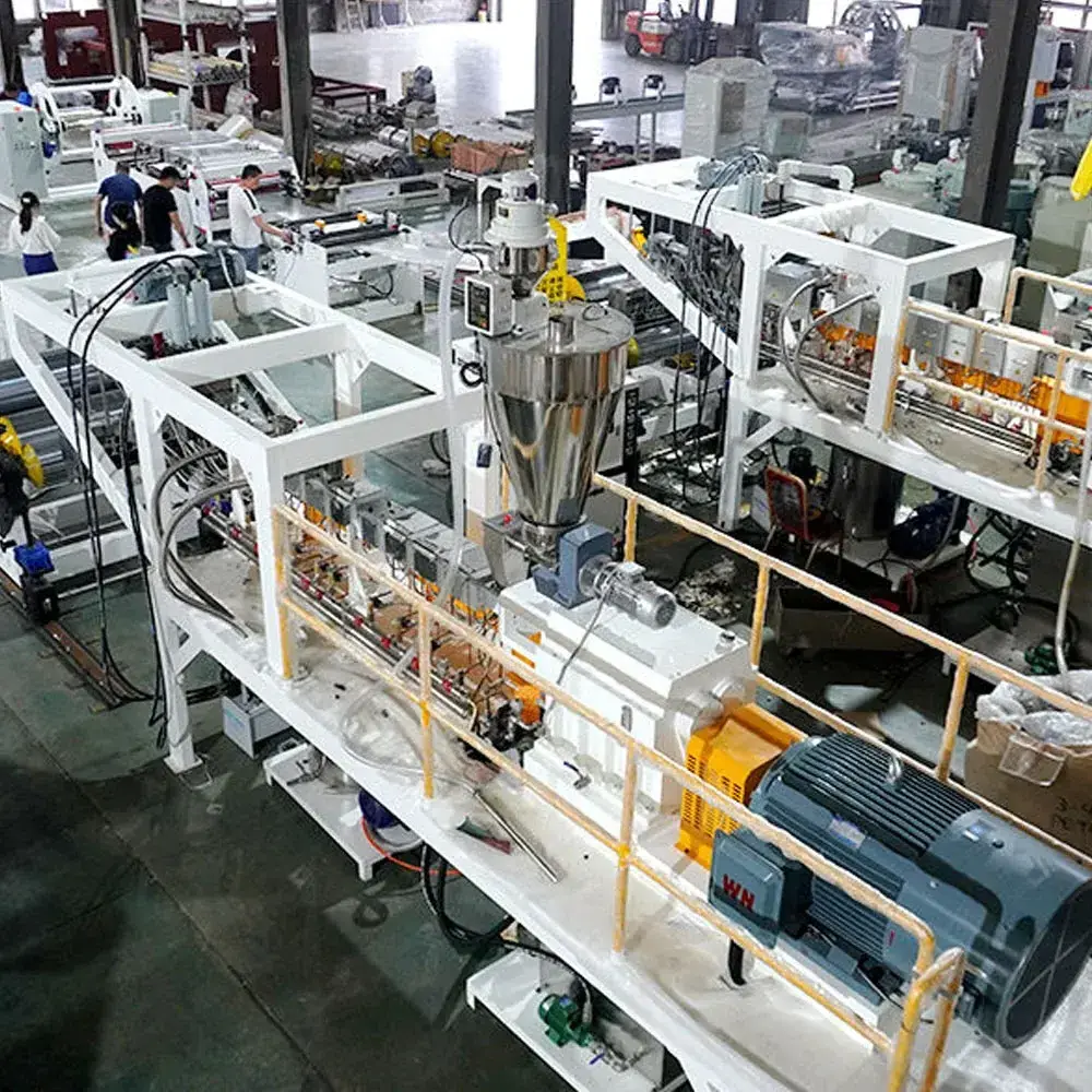 pet sheet production machine plastic sheet extruding machine pet sheet extrusion line