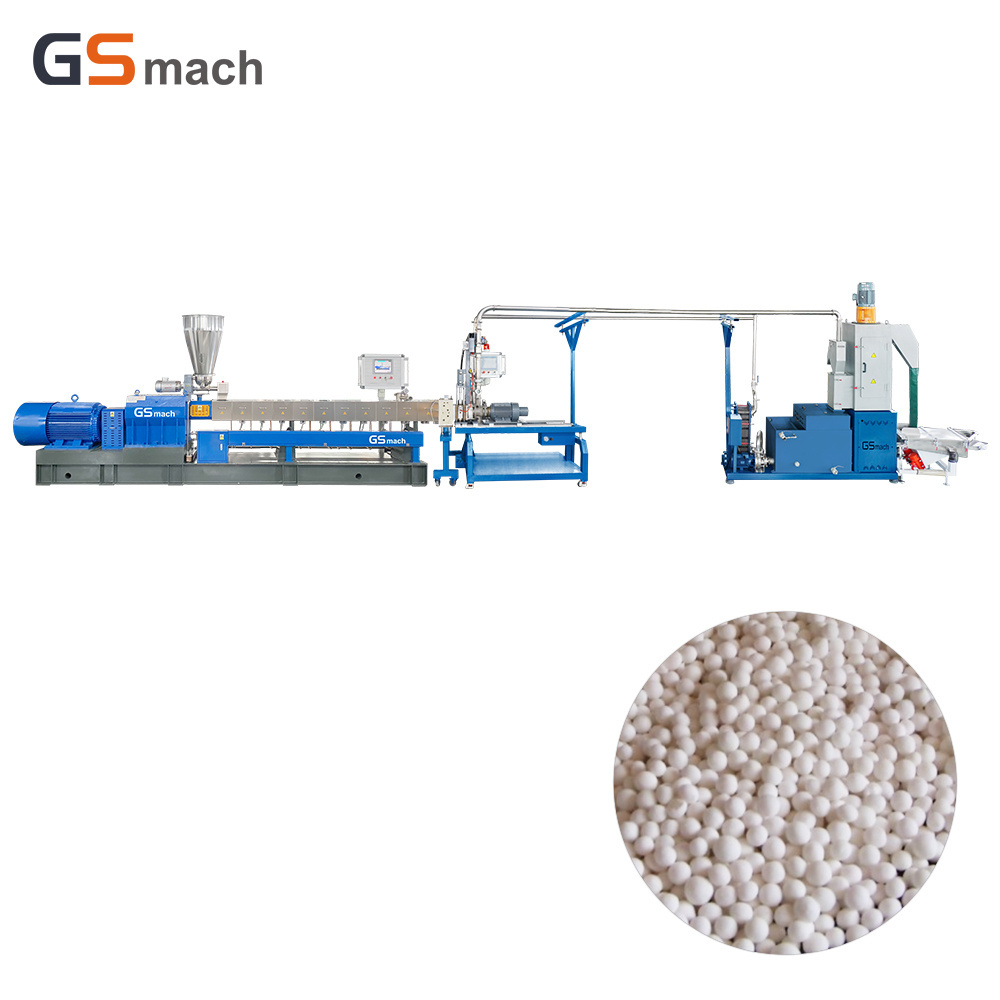 plastic double screw extruder granulating machine shoe sole material tpu extruder machine