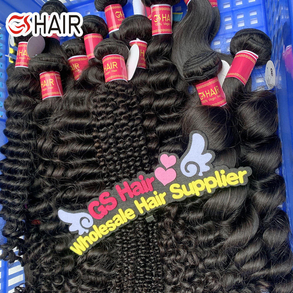 Free Sample Virgin Brazilian Hair Bundles, Women Brazilian Human Hair Weave With Closure, 10a Mink Brazilian Hair vendor