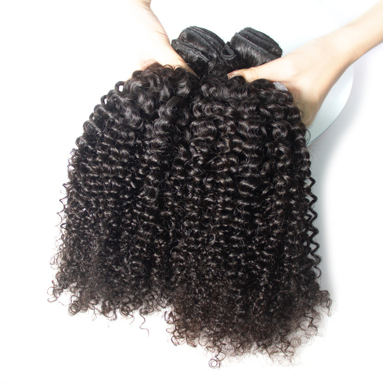 9a grade Brazilian hair product afro kinky curly extension, deep curly human cuticle aligned raw mongolian Burmese curly hair