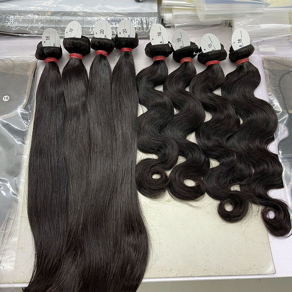 Free Sample Virgin Brazilian Hair Bundles, Women Brazilian Human Hair Weave With Closure, 10a Mink Brazilian Hair vendor