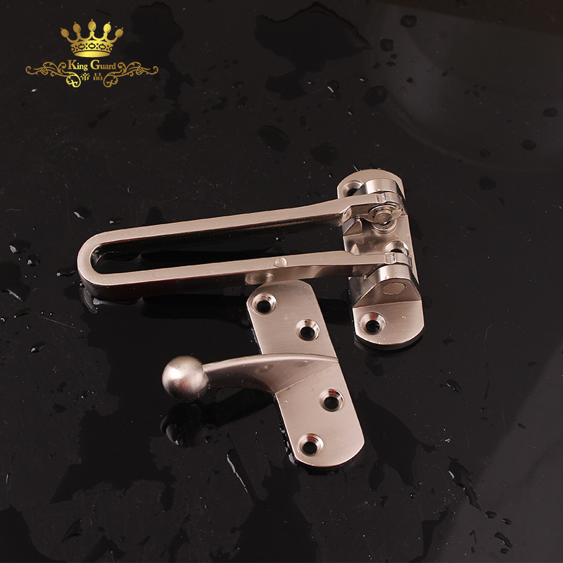 Zinc alloy anti-theft clasp door chain punch-free hotel door bolt anti-theft latch security chain hotel anti-theft button