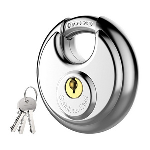 High Quality Protection Security Heavy Duty key Combination Lock Stainless Steel Discus Lock Drawer Padlock