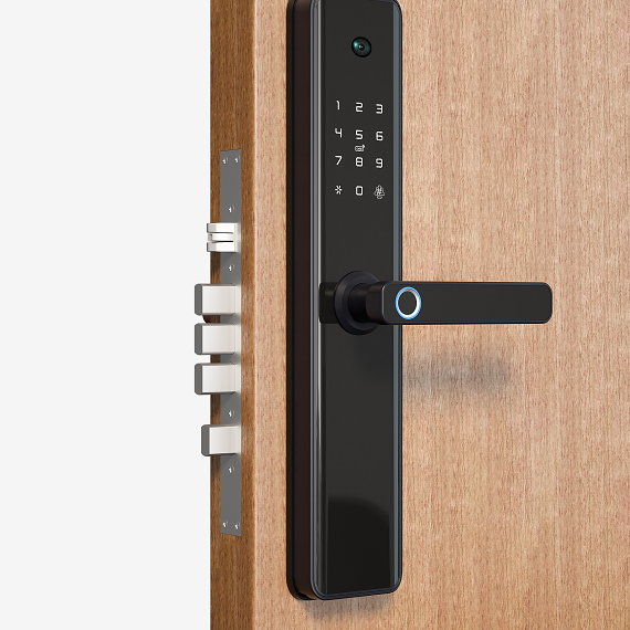 SELECT New Arrival Smart Door Lock Fingerprint Digital Wifi Lock Connected Camera Monitor Send Photo To Mobile