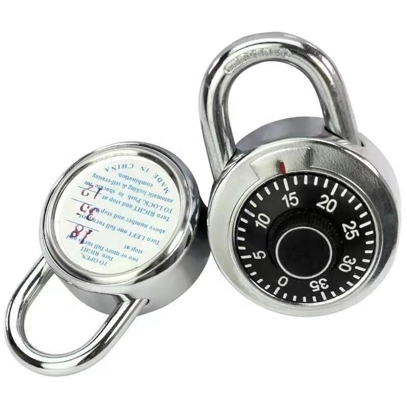 GSH Factory hot sale Anti-theft buckler Padlock Safe Round Padlock