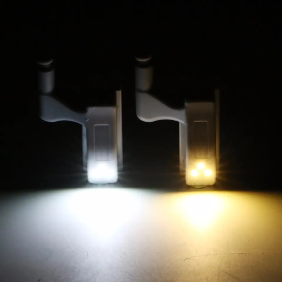 BUY NOW Cabinet hinge LED light with battery clip led light hinge