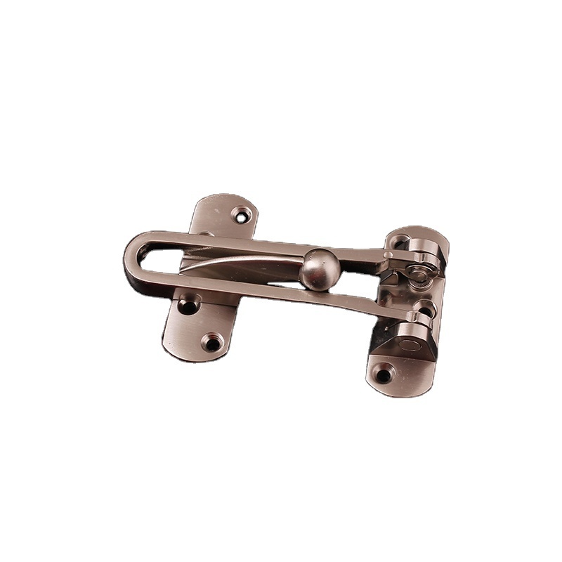 Zinc alloy anti-theft clasp door chain punch-free hotel door bolt anti-theft latch security chain hotel anti-theft button