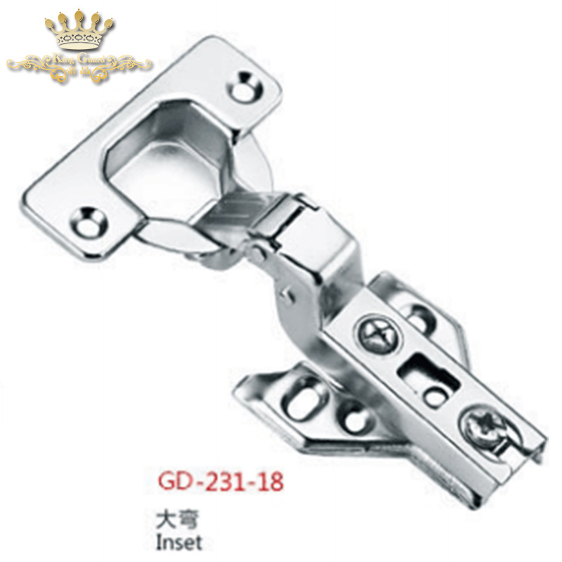 Cupboard hardware furniture concealed two way hinge hydraulic hinge damping buffer mute cabinet wardrobe door spring hinge