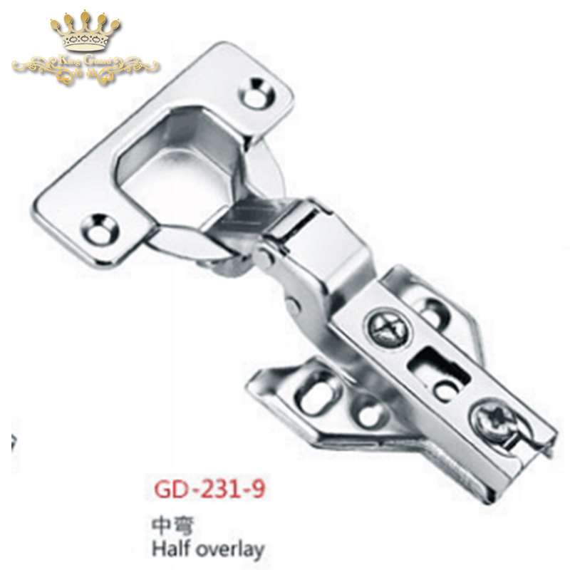 Cupboard hardware furniture concealed two way hinge hydraulic hinge damping buffer mute cabinet wardrobe door spring hinge