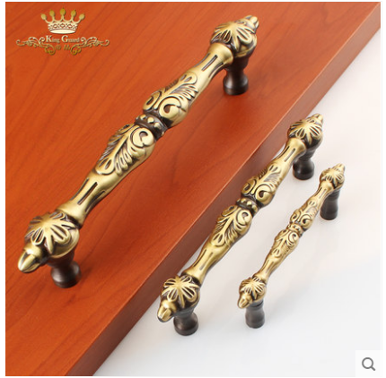 Pure copper drawer handle antique door cabinet handle modern shoe wardrobe cabinet handle