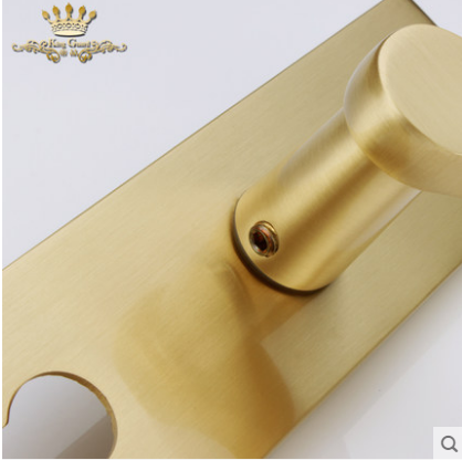 Modern minimalist wooden door locks simple indoor wooden door bedroom bathroom door mute lock American style handle locks