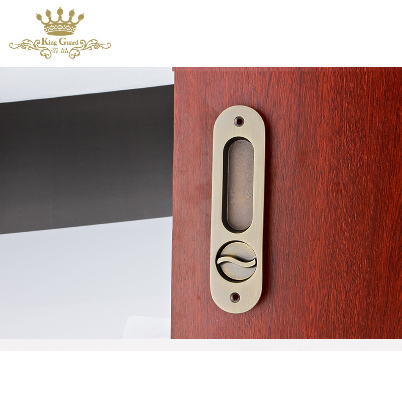 Wooden door locks sliding door lock with key bathroom sliding door invisible cabinet lock