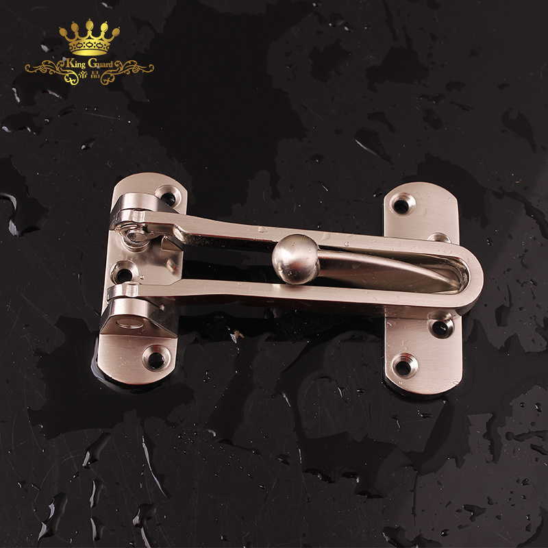 Zinc alloy anti-theft clasp door chain punch-free hotel door bolt anti-theft latch security chain hotel anti-theft button