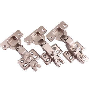 Furniture hinge full overlay two way cabinet hinge buffer hydraulic damping clothes cupboard door spring hinge hardware